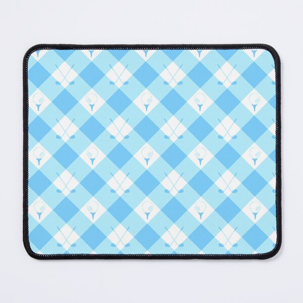 Item preview, Clubhouse Check - blueblue designed and sold by Fabricatemyart.