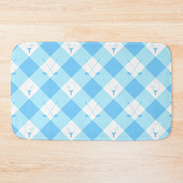 Item preview, Clubhouse Check - blueblue designed and sold by Fabricatemyart.