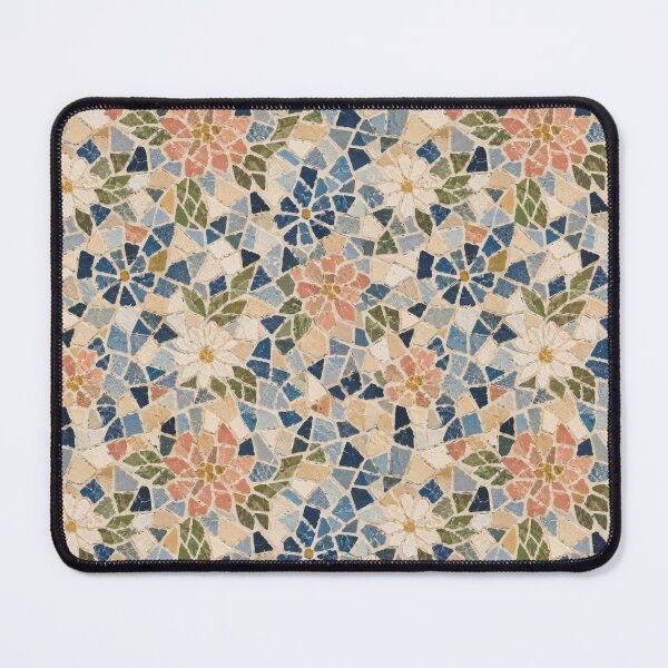 Item preview, Floral Mosaic Tile designed and sold by Side Quest Co..