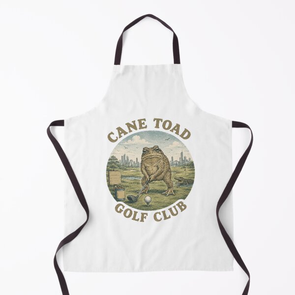 Item preview, Cane Toad Golf Club Funny Australia Queenlands Yard designed and sold by Yellowriversss.