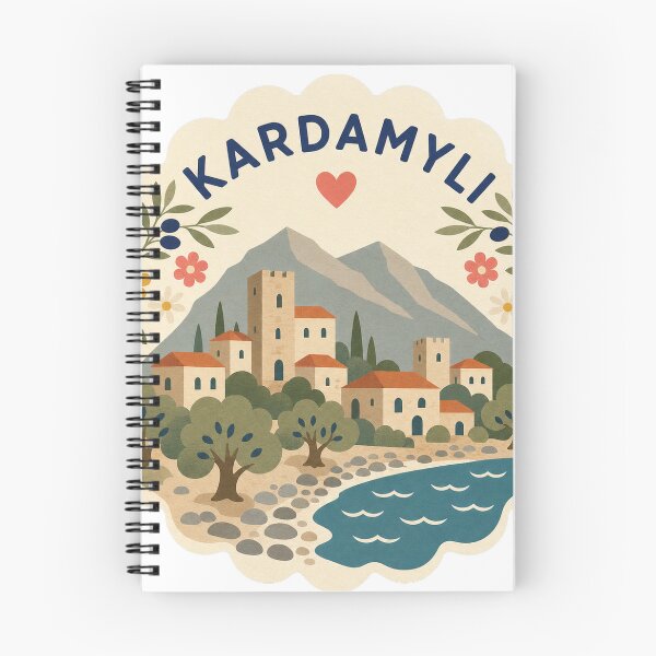 Item preview, Kardamyli Greece Travel Souvenir Modern Folk Art designed and sold by VisualArtsOasis.