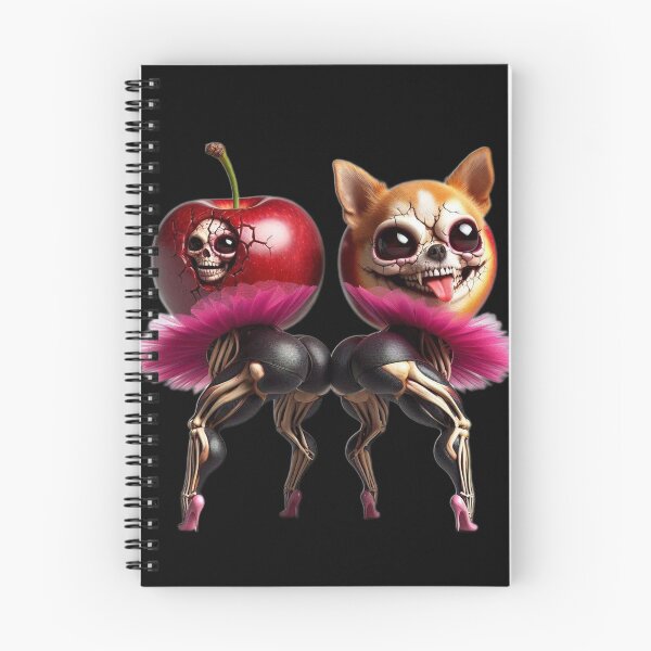 Item preview, Buff Skeleton Ballerinas Cherry and Chihuahua High Heels designed and sold by LujziWorld.