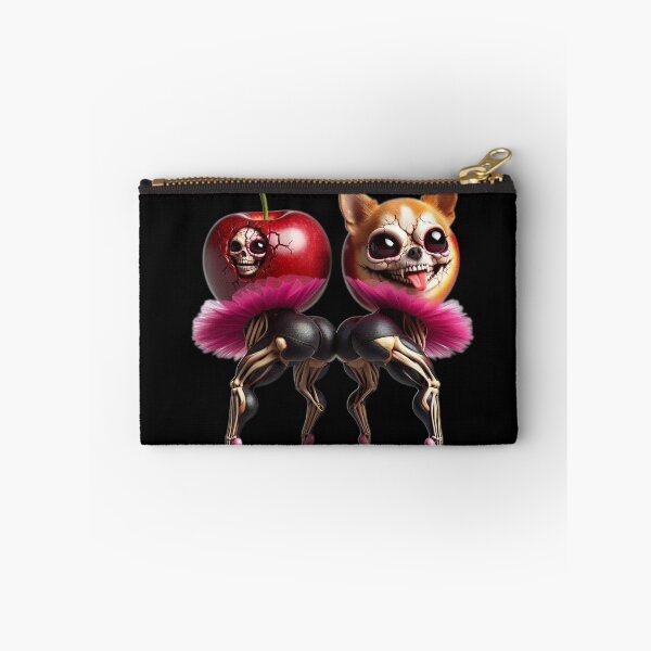 Item preview, Buff Skeleton Ballerinas Cherry and Chihuahua High Heels designed and sold by LujziWorld.