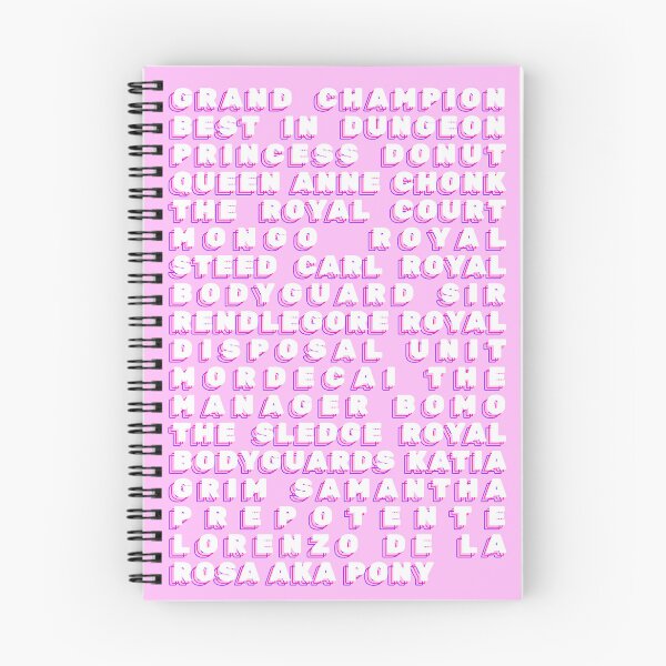 Item preview, The Royal Court of Princess Donut  designed and sold by FrenchieBoops.