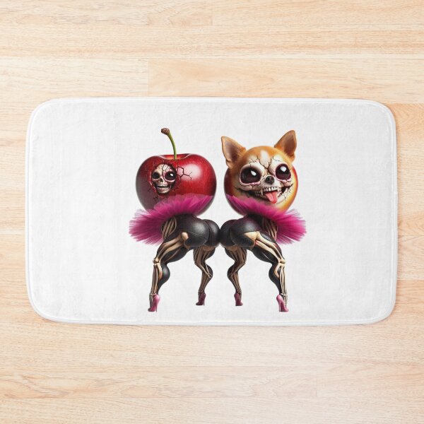 Item preview, Buff Skeleton Ballerinas Cherry and Chihuahua High Heels designed and sold by LujziWorld.