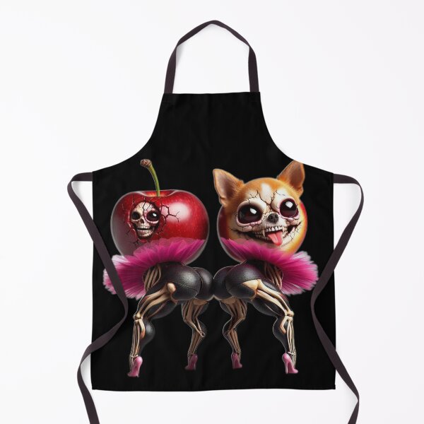 Item preview, Buff Skeleton Ballerinas Cherry and Chihuahua High Heels designed and sold by LujziWorld.