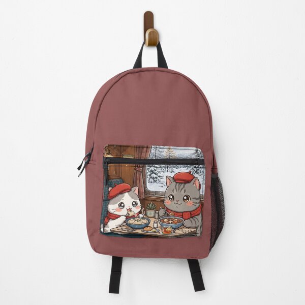 Item preview, Kawaii Cats Trans Siberian Railway Dinner - Freda and Junior Russia Travel designed and sold by MAISON SYLVIE.