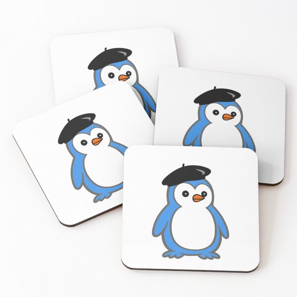 Item preview, Pippo French Beret | Minimalist penguin in France look designed and sold by Pippo-Penguin.