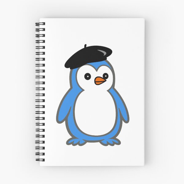 Item preview, Pippo French Beret | Minimalist penguin in France look designed and sold by Pippo-Penguin.