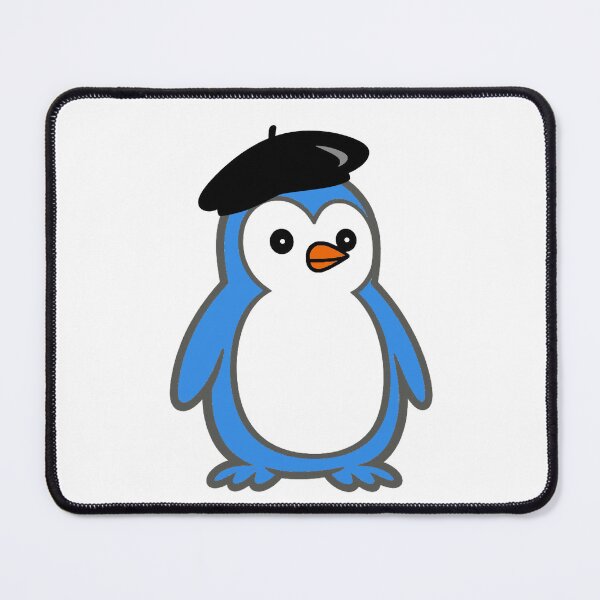 Item preview, Pippo French Beret | Minimalist penguin in France look designed and sold by Pippo-Penguin.