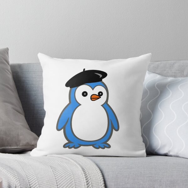 Item preview, Pippo French Beret | Minimalist penguin in France look designed and sold by Pippo-Penguin.