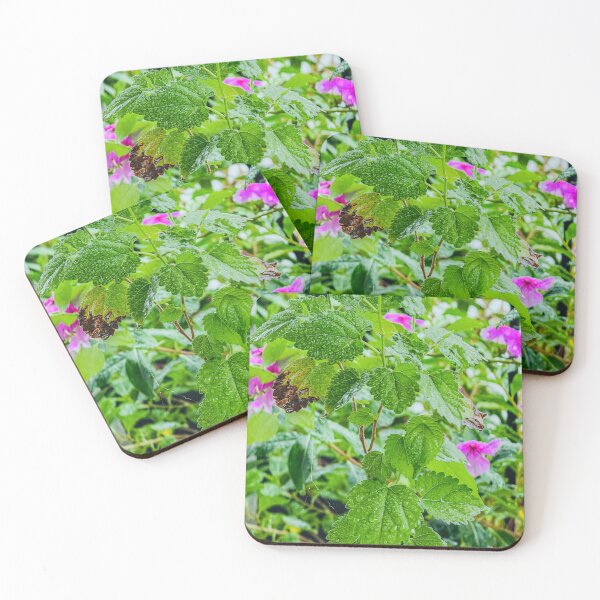 Item preview, Green Foliage with Purple – Quiet Garden designed and sold by QuietBloomDHS.