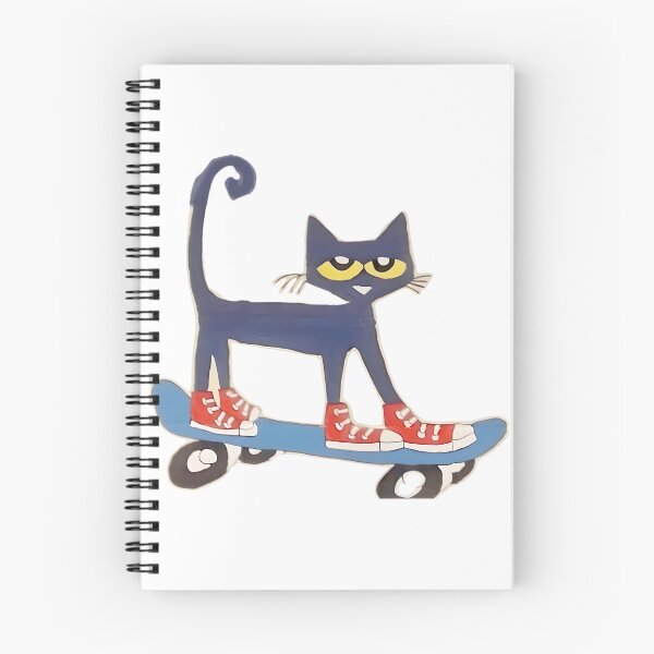 Item preview, Cool Pete The Cat Skateboarding Art - Groovy Blue Cat Skate ⭐⭐⭐⭐⭐ designed and sold by faisalhazraami.