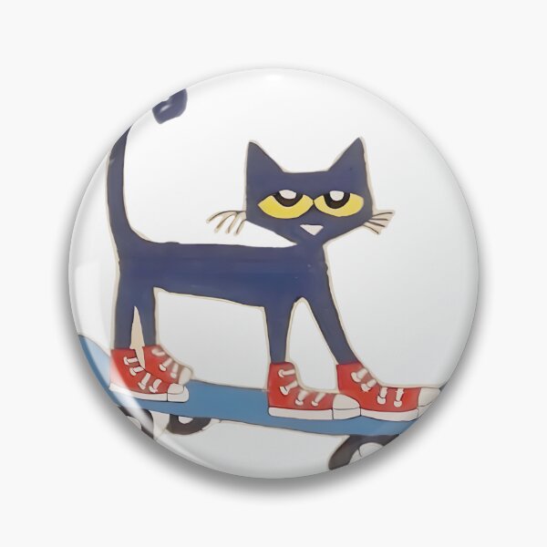 Item preview, Cool Pete The Cat Skateboarding Art - Groovy Blue Cat Skate ⭐⭐⭐⭐⭐ designed and sold by faisalhazraami.