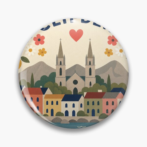 Item preview, Clifden Ireland Travel Souvenir Modern Folk Art designed and sold by VisualArtsOasis.