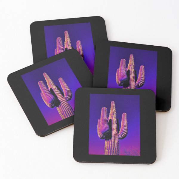 Item preview, Electric Neon Trippy Saguaro Cactus in Arizona designed and sold by meganlaub1.