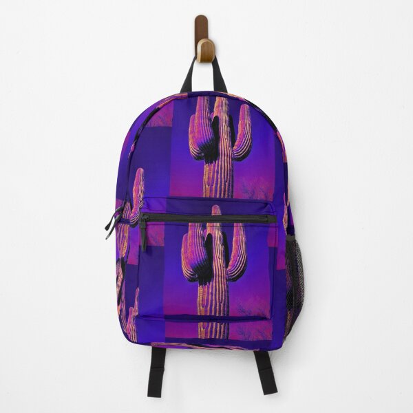 Item preview, Electric Neon Trippy Saguaro Cactus in Arizona designed and sold by Megan's Prints.