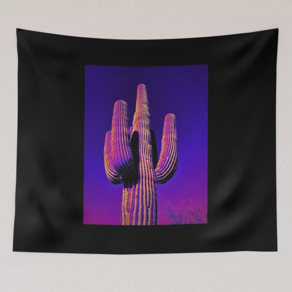 Item preview, Electric Neon Trippy Saguaro Cactus in Arizona designed and sold by meganlaub1.