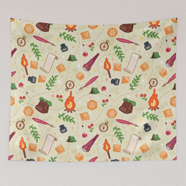 Item preview, RPG Adventure Map Pattern designed and sold by JuliaChiarelli.