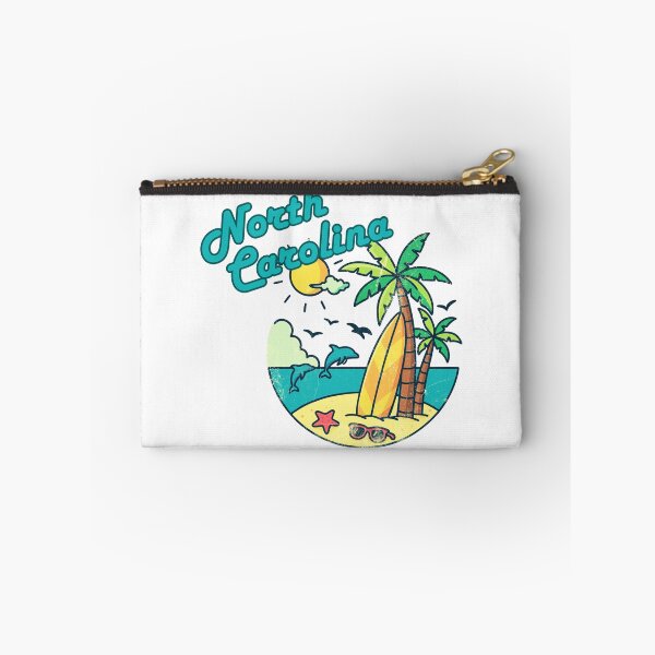 Item preview, North Carolina Beach Vibes | Retro Tropical Sunset Vacation Design designed and sold by DonnaRaine.