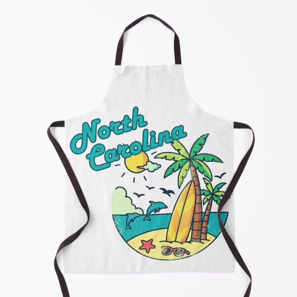 Item preview, North Carolina Beach Vibes | Retro Tropical Sunset Vacation Design designed and sold by DonnaRaine.
