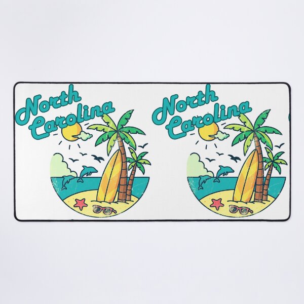 Item preview, North Carolina Beach Vibes | Retro Tropical Sunset Vacation Design designed and sold by DonnaRaine.