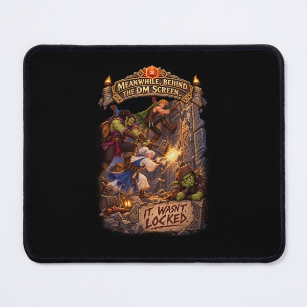 Item preview, It Wasn’t Locked – Game Master Humor designed and sold by The Wayward Heroes Guild.