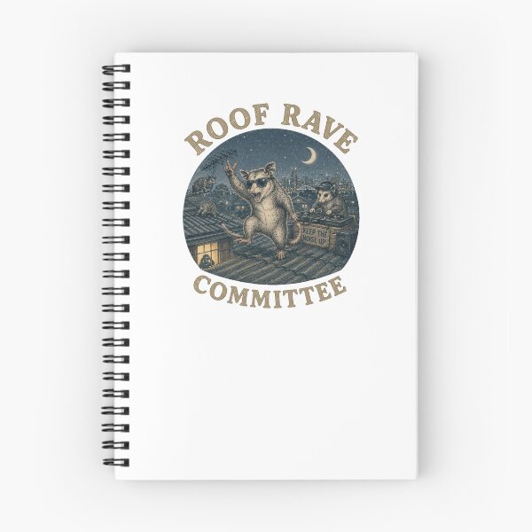 Item preview, Roof Rave Committee Funny Brushtail Possum Meme designed and sold by Yellowriversss.