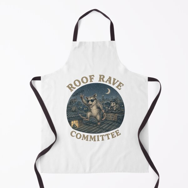 Item preview, Roof Rave Committee Funny Brushtail Possum Meme designed and sold by Yellowriversss.