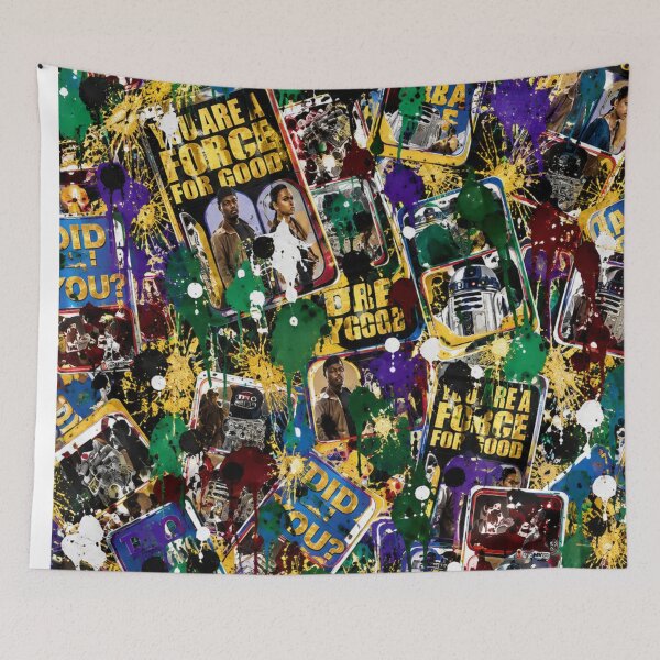 Item preview, Force for Good Pop Culture Mixed Media Art designed and sold by THE SPLATTERED HAUS BY SAGE BANKS.