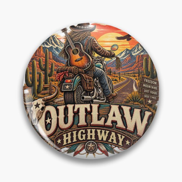 Item preview, Outlaw Highway designed and sold by RisingWolfStudio.