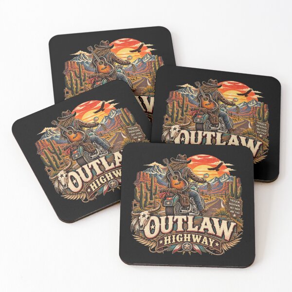 Item preview, Outlaw Highway designed and sold by RisingWolfStudio.