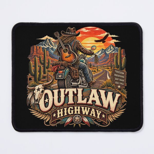 Item preview, Outlaw Highway designed and sold by RisingWolfStudio.