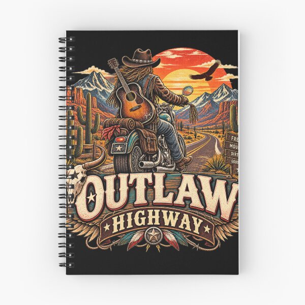 Item preview, Outlaw Highway designed and sold by RisingWolfStudio.