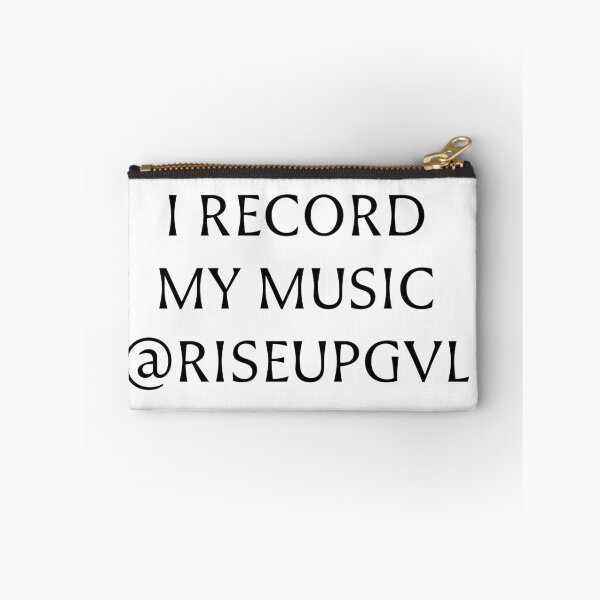 Item preview, I RECORD MY MUSIC @RISEUPGVL designed and sold by Pace & Layer.