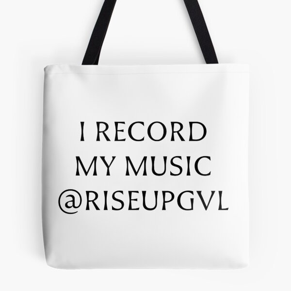 Item preview, I RECORD MY MUSIC @RISEUPGVL designed and sold by Pace & Layer.