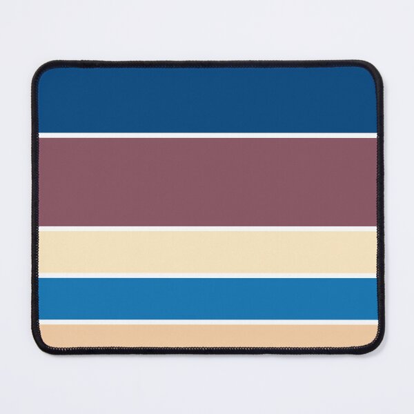 Item preview, Retro Beach Colors Vintage Beachy Boho Chic Stripes 1/4 designed and sold by Beachy.