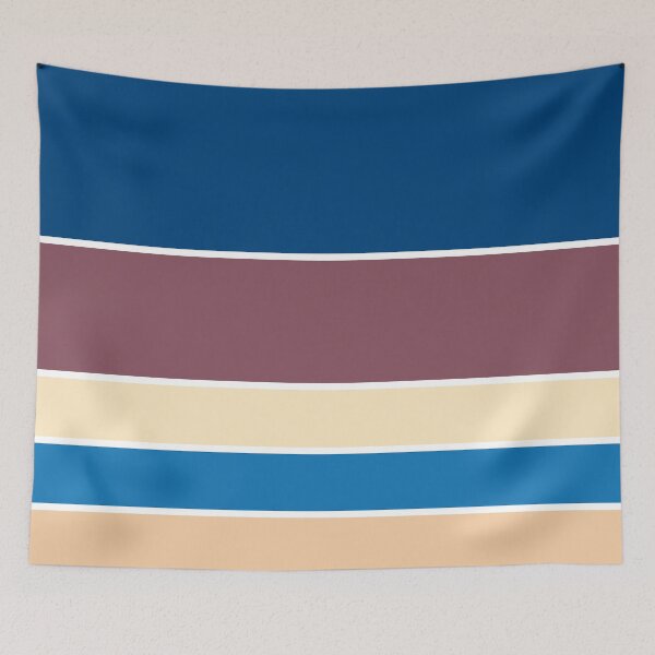 Item preview, Retro Beach Colors Vintage Beachy Boho Chic Stripes 1/4 designed and sold by Beachy.