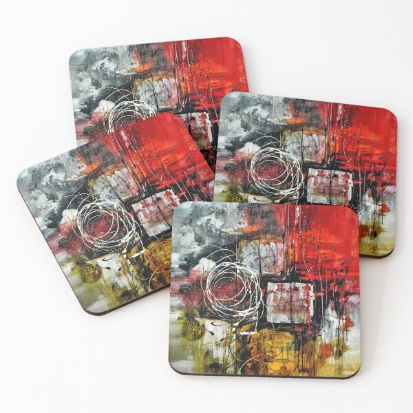 Item preview, Red Abstract Structure designed and sold by caracatita75.