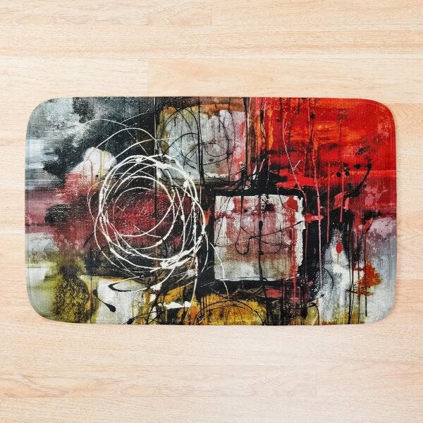 Item preview, Red Abstract Structure designed and sold by caracatita75.