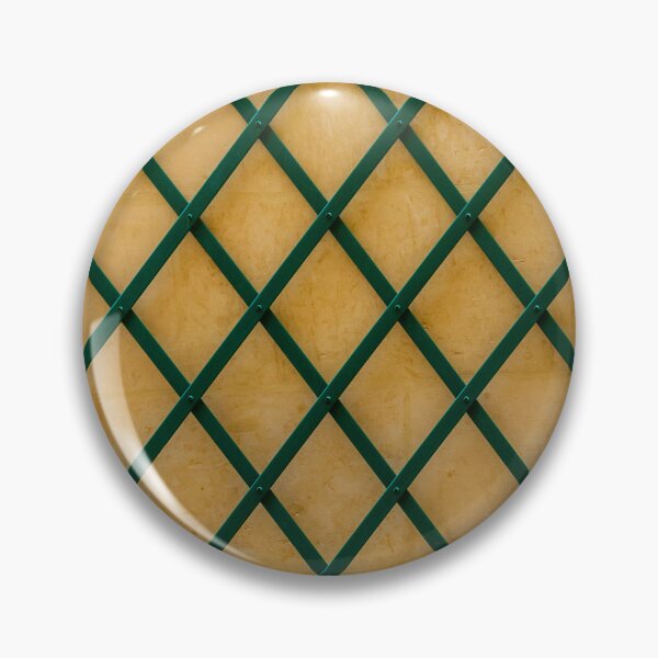 Item preview, Green Wooden Trellis Lattice Mounted On Textured Yellow Wall For Garden Design designed and sold by Nmallia.