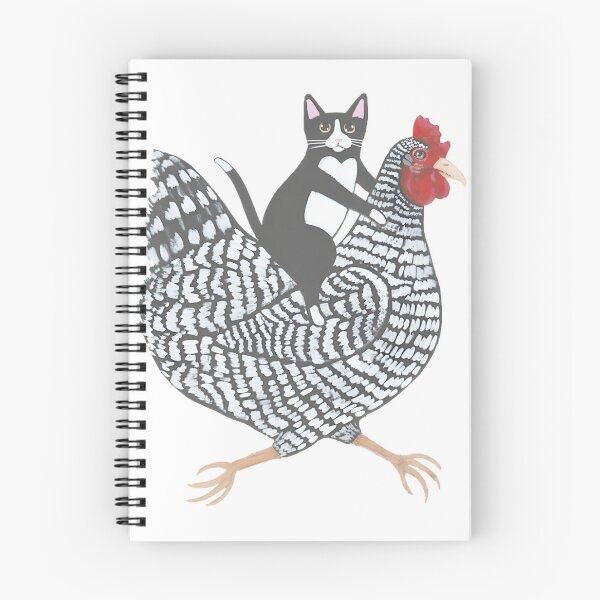 Item preview, Funny Tuxedo Cat Riding A Chicken Whimsical Animal Art PERFECT GIFT FOR YOU AND FRIENDS designed and sold by faisalhazraami.