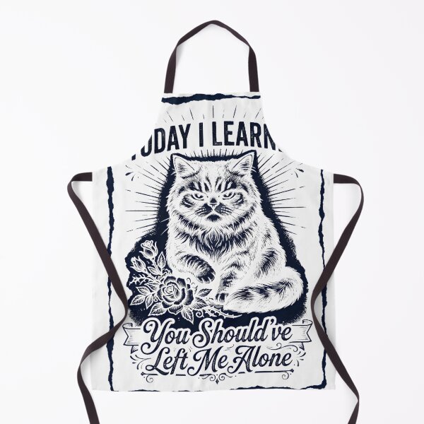 Item preview, Copy of Today I Learned You Should've Left Me Alone Grumpy Cat Introvert Feline Lover designed and sold by w66aboo.