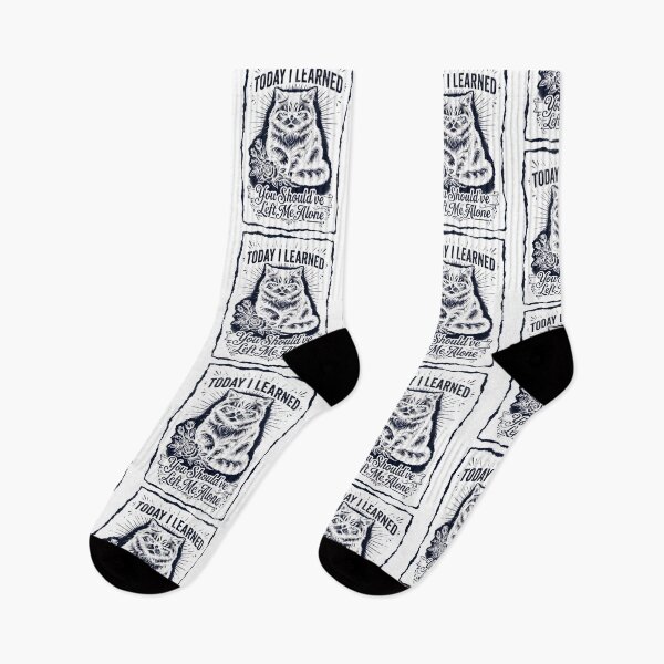 Item preview, Copy of Today I Learned You Should've Left Me Alone Grumpy Cat Introvert Feline Lover  designed and sold by w66aboo.