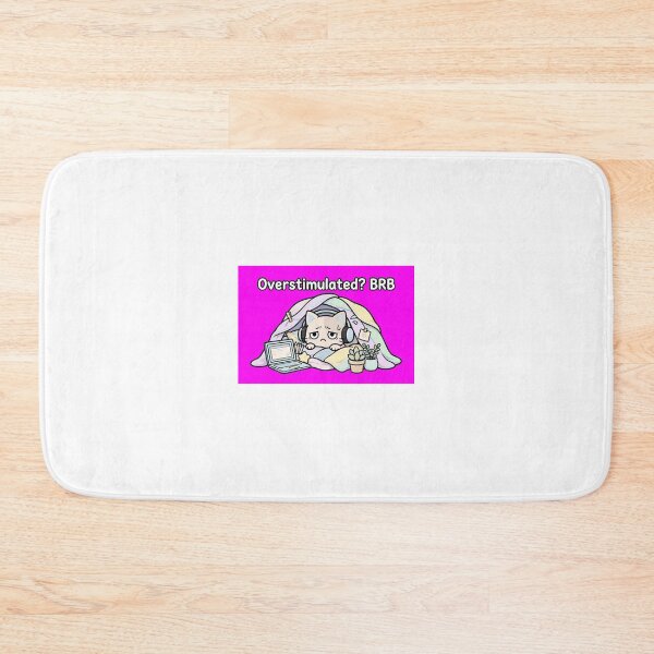 Item preview, Overstimulated Cat Cozy Blanket Fort - Mental Health Gamer designed and sold by Petringo.