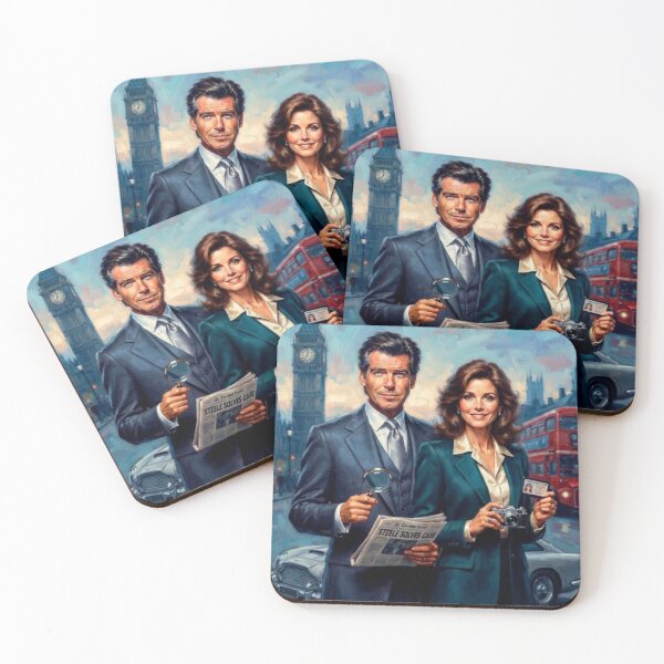 Item preview, Remington Steele Mystery Drama Fine Art Tribute designed and sold by Art's Diner.