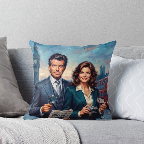 Artikelvorschau, Remington Steele Mystery Drama Fine Art Tribute entworfen und verkauft von Art's Diner.