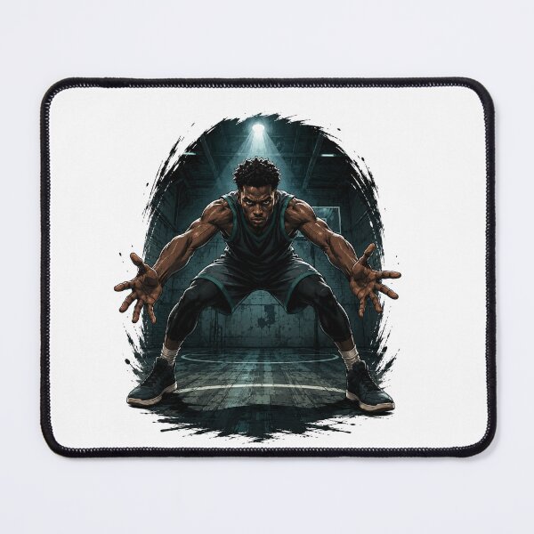 Item preview, Defensive Stance - Basketball Intensity Art designed and sold by GameTime-Gear.