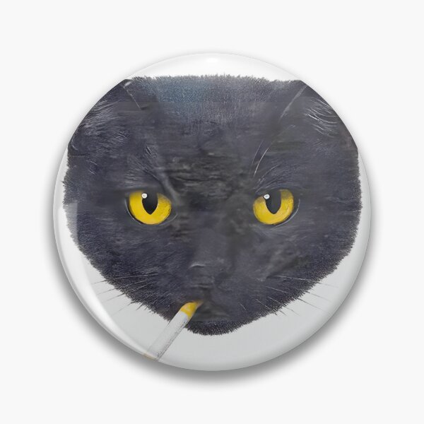 Item preview, Vintage Smoking Cat Retro Black Cat Aesthetic Illustration Art PERFECT GIFT FOR YOU AND FRIENDS designed and sold by faisalhazraami.