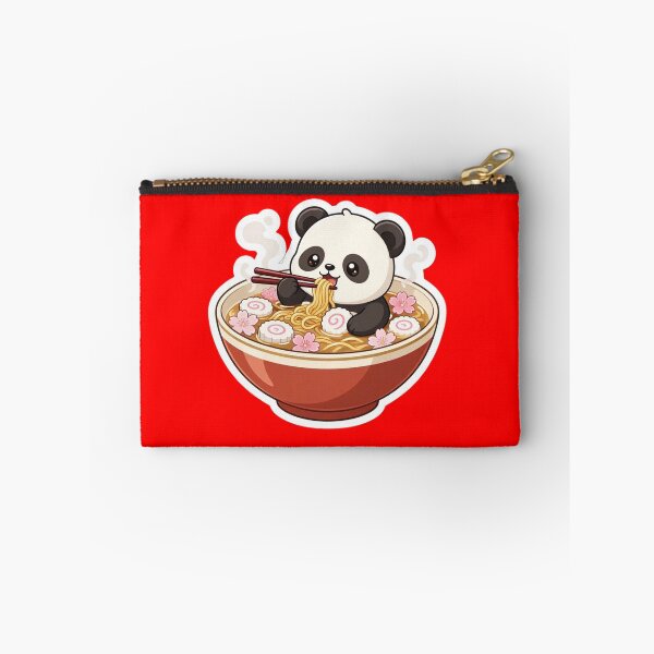 Item preview, Kawaii Panda Eating Japanese Ramen Bowl - Cute Anime Food Art designed and sold by gkhanco.